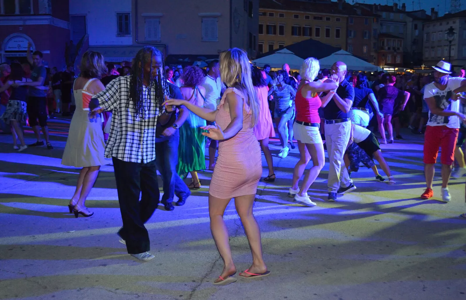 Atmosphere from the salsa festival in Rovinj