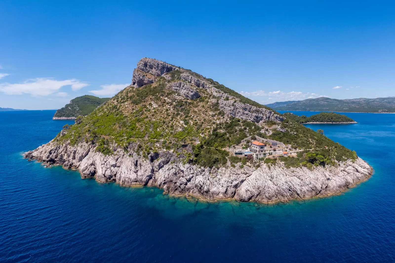 Einzigartiges Haus zur Miete auf einer privaten Insel in der Nähe von Dubrovnik
