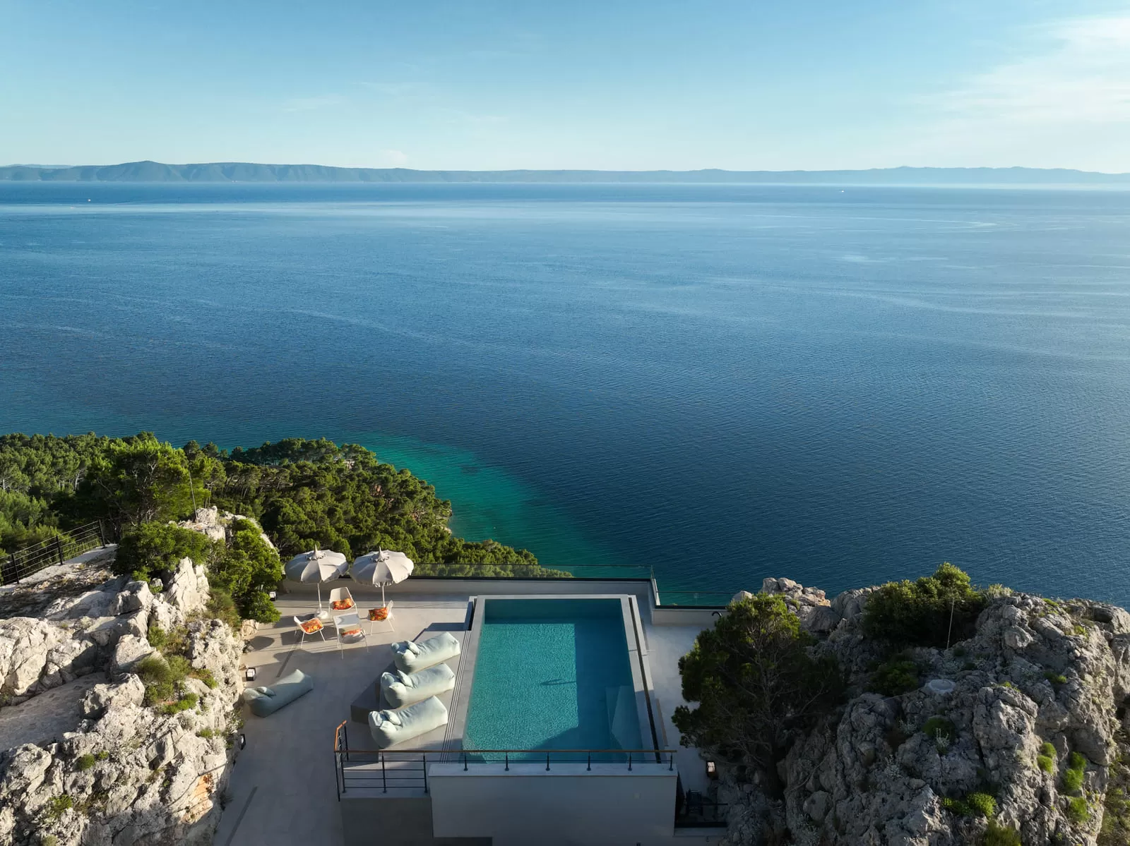 Luxusvilla Kuk für einzigartige, luxuriöse Hochzeiten und Heiratsanträge mit Panoramablick auf das Meer