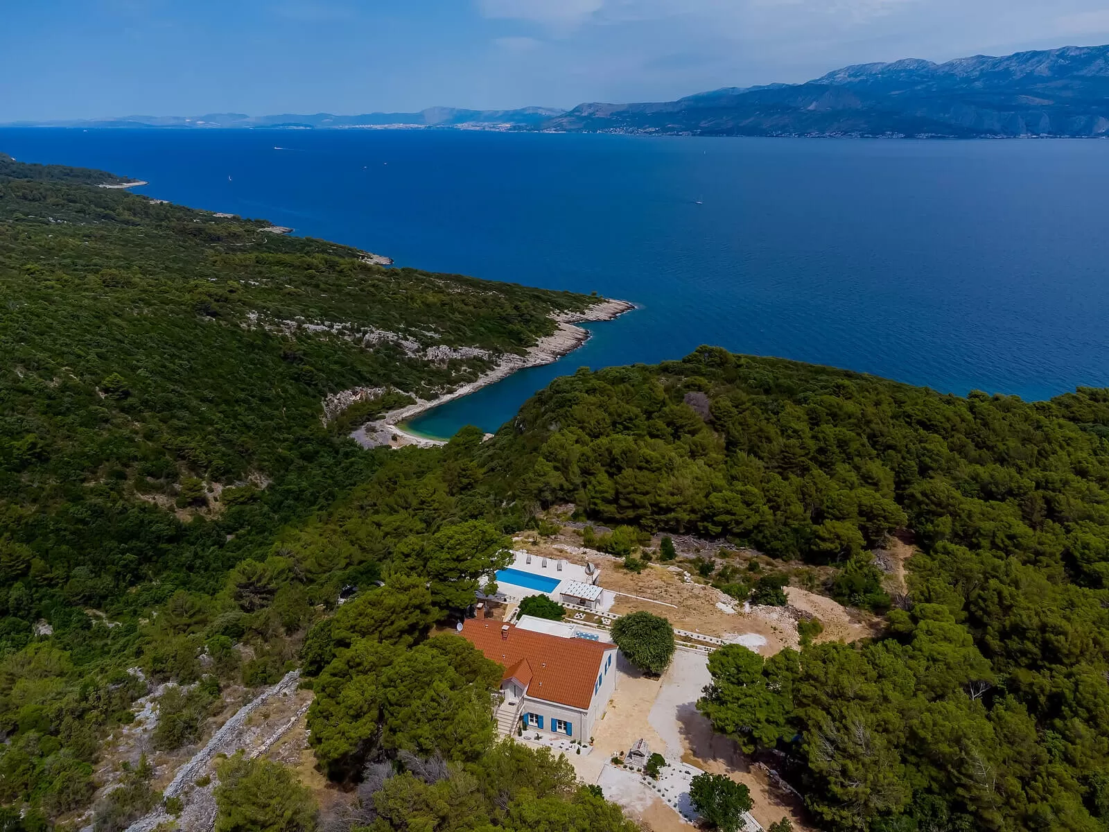 abgeschiedene Lage für Luxusvilla in Kroatien