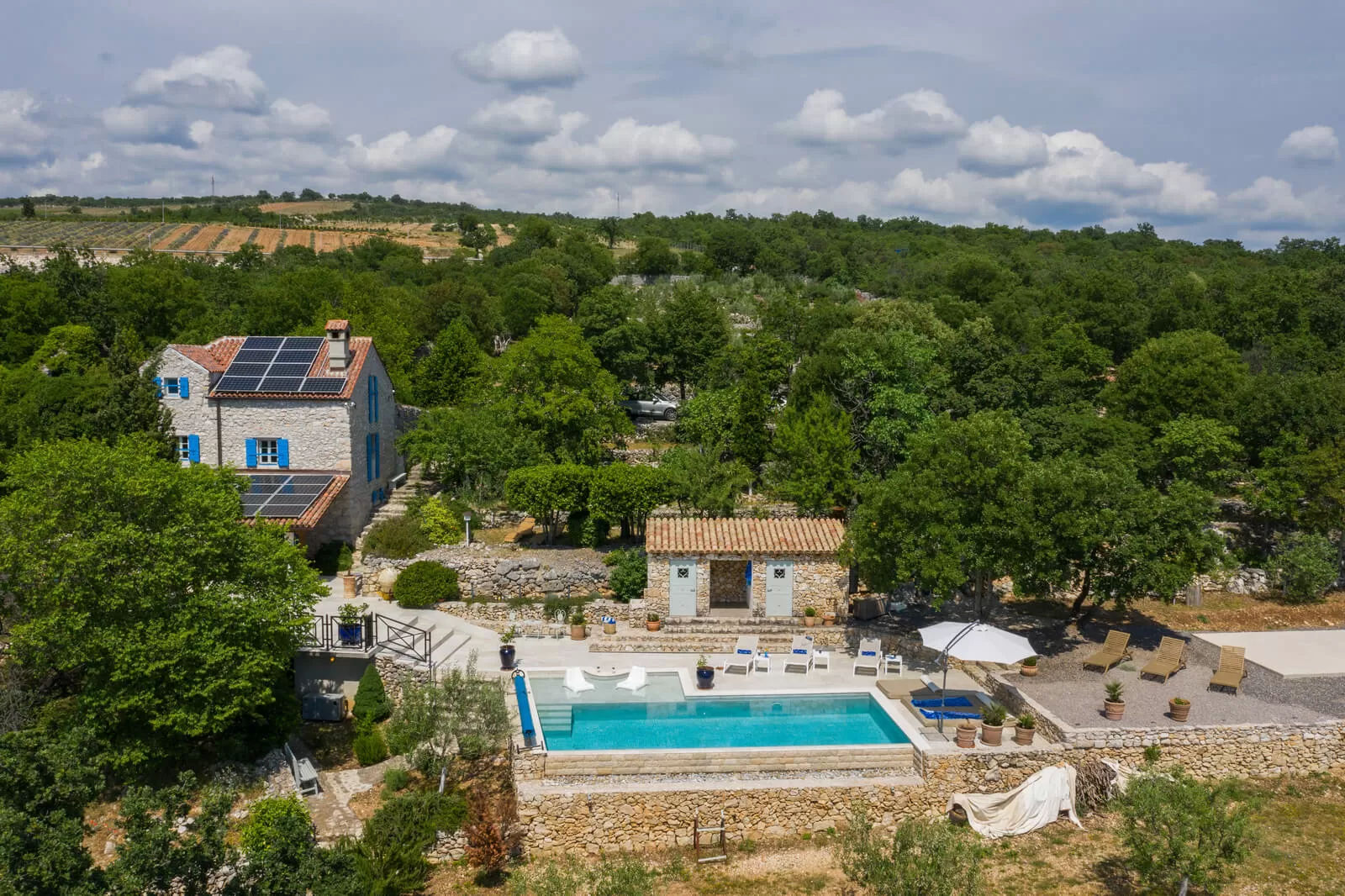 Luksuzna kamena Villa Josephine za svadbene svečanosti na Kvarneru