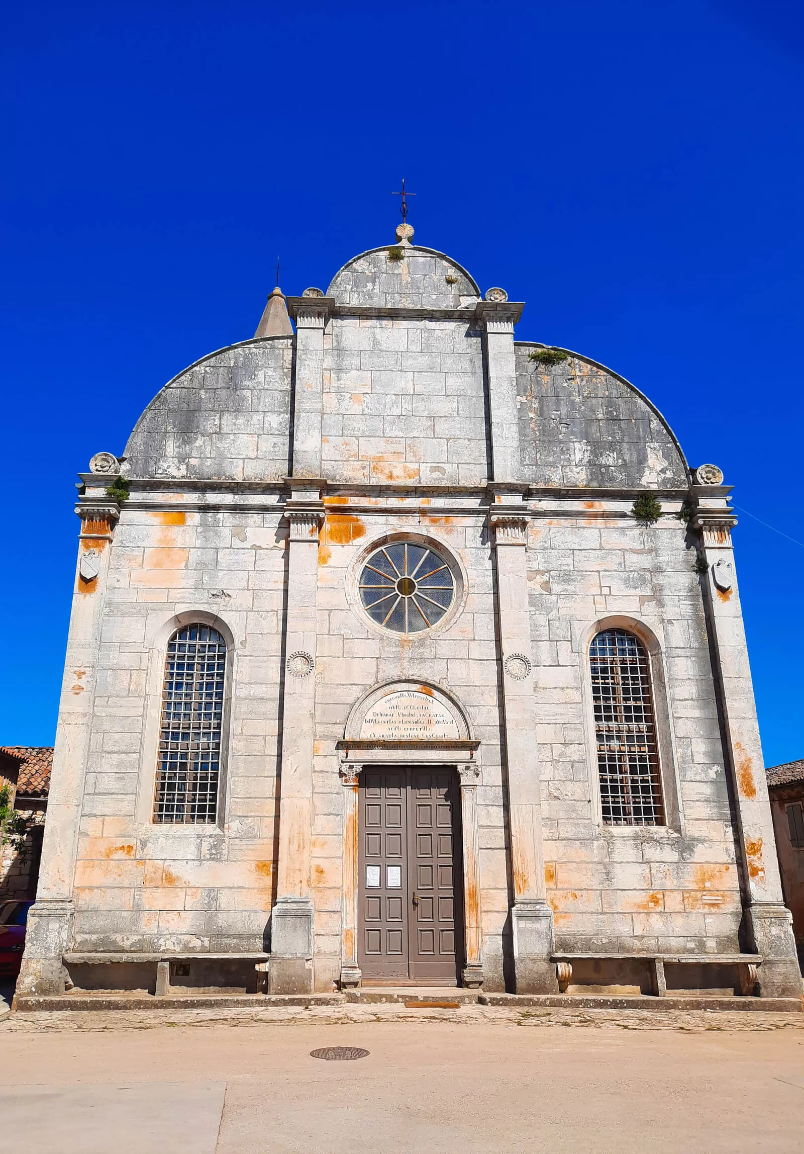 The small town of Svetvinčenat with a beautiful church and numerous festivals