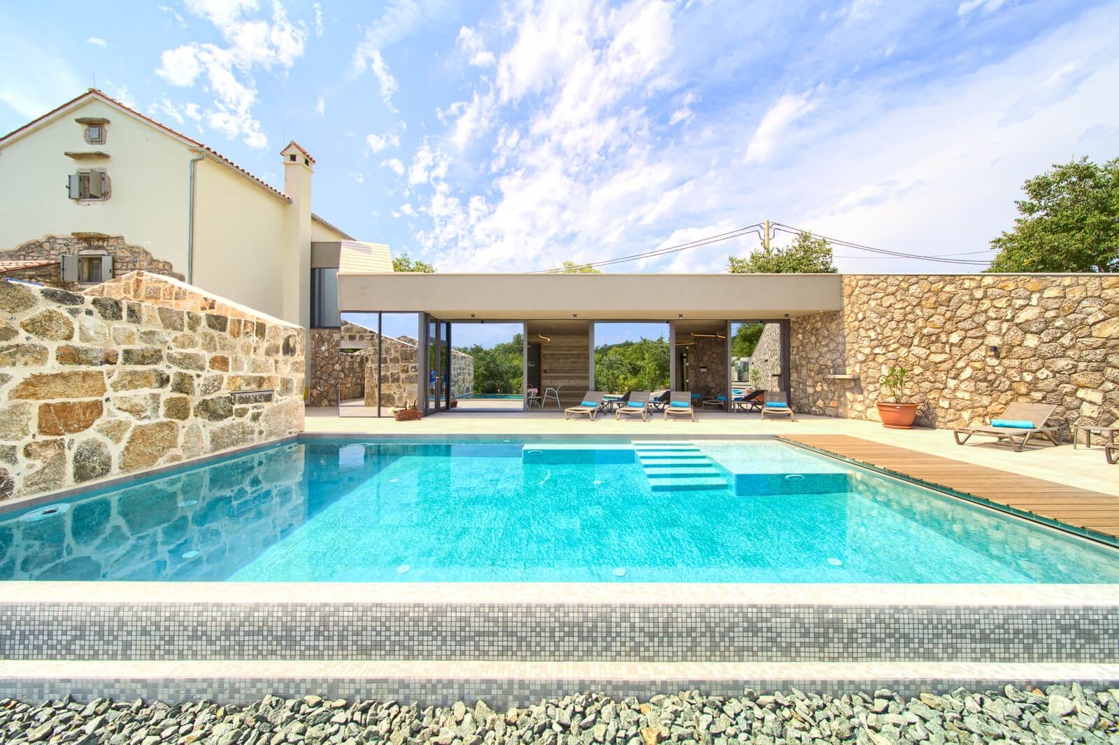 Luxury Villa Jerini House for rent with swimming pool and Spa zone on the island of Krk